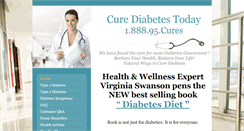 Desktop Screenshot of curediabetestoday.com